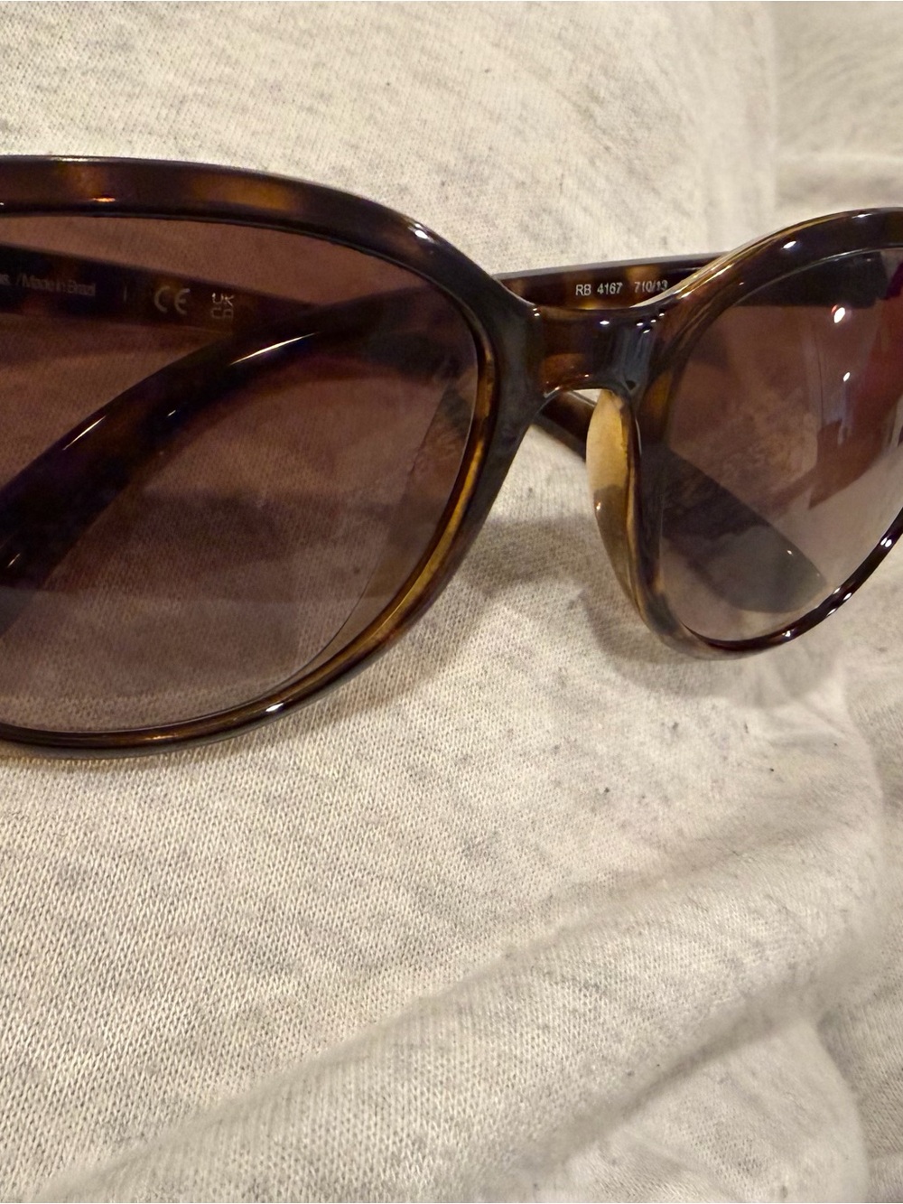Ray-Ban Brown Tortoise Oversized Sunglasses